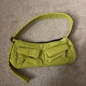 Baggu Cargo Shoulder Bag lime